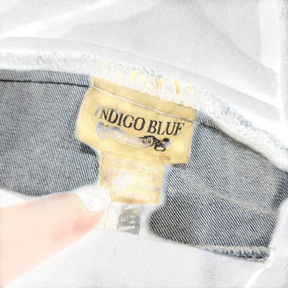 Indigo Blue XS Maternity Skinny Jeans Medium Wash. A0002 - Picture 3 of 3